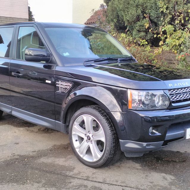 Range Rover after cleaning